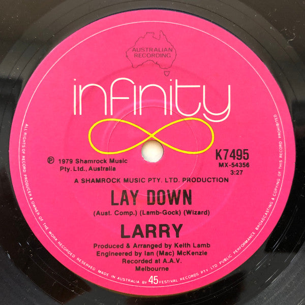 Larry (10) : Out Of Time (7", Single)