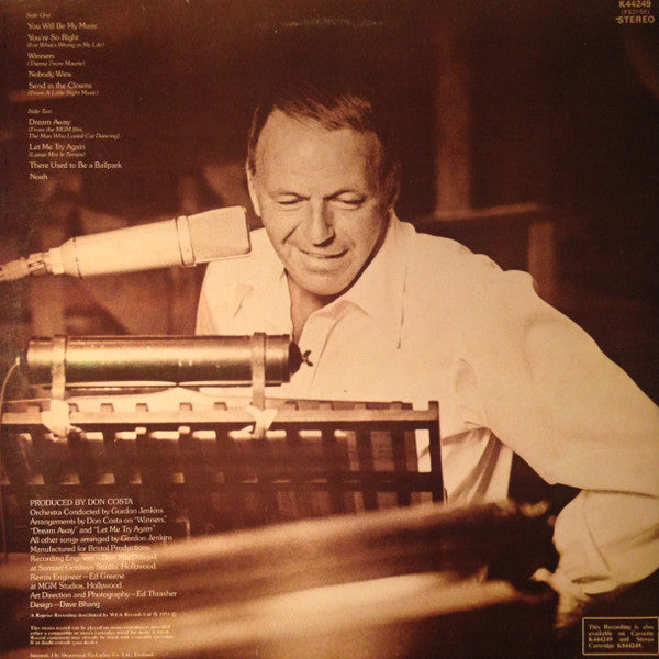 Frank Sinatra : Ol' Blue Eyes Is Back (LP, Album, M/Print)