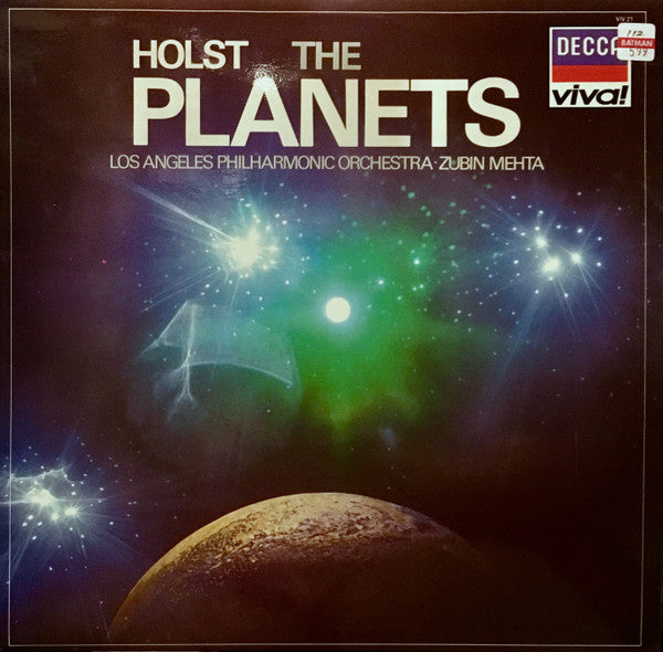 Gustav Holst, Los Angeles Philharmonic Orchestra, Zubin Mehta : The Planets - Les Planètes - Die Planeten (LP)