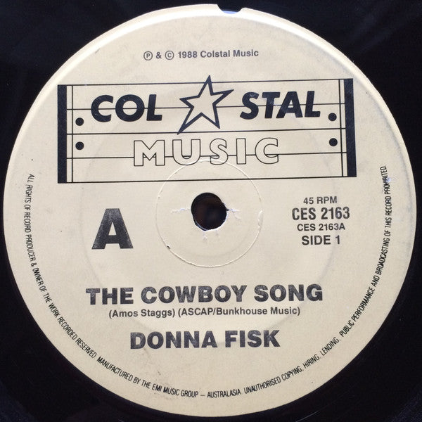 Donna Fisk : The Cowboy Song (7&quot;)