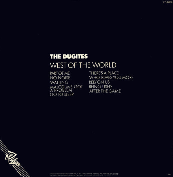 The Dugites : West Of The World (LP, Album)