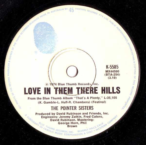 Pointer Sisters : Fairytale (7")