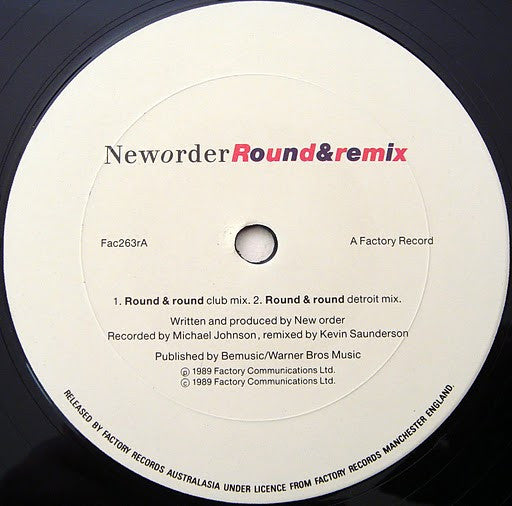 New Order : Round&remix (12")