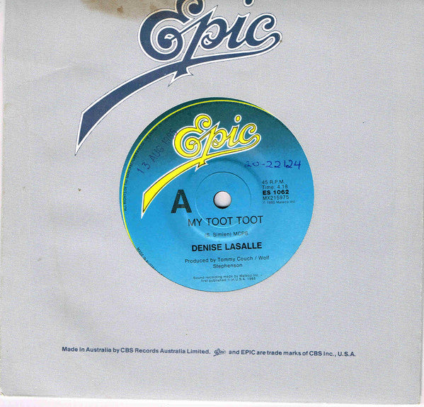 Denise LaSalle : My Toot Toot (7&quot;, Single)