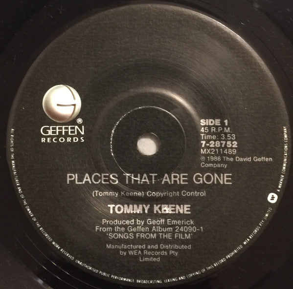 Tommy Keene : Places That Are Gone (7", Single)