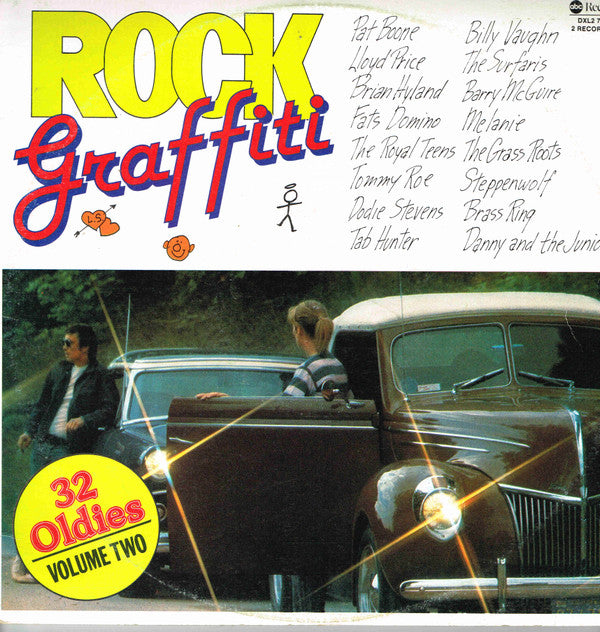 Various : Rock Graffiti - 32 oldies volume 2 (2xLP, Comp, gat)