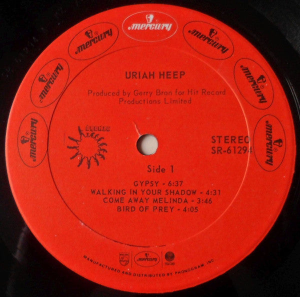 Uriah Heep : Uriah Heep (LP, Album, RP, Phi)