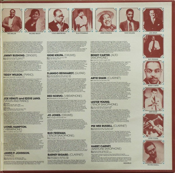 Various : The Legendary Jazz Men  Vol. 2 (2xLP, Comp)