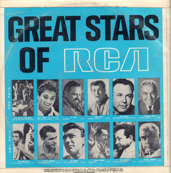 Various : Everything Under The Sun From The Great Stars Of RCA (LP, Comp, Promo, Smplr)