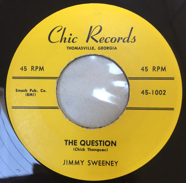 Jimmy Sweeney : The Question / These Tears (7", Single)