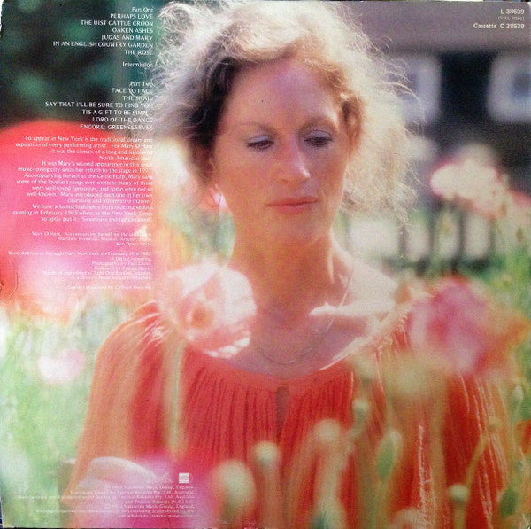 Mary O'Hara : Live At Carnegie Hall (LP, Album)