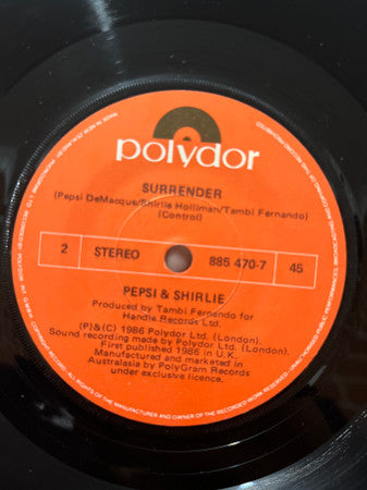 Pepsi & Shirlie : Heartache (7", Single)
