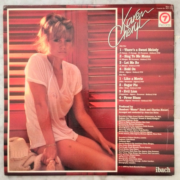 Karen Cheryl : Karen Cheryl (LP, Album, Gat)