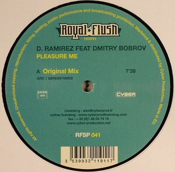 D. Ramirez Feat Dmitry Bobrov : Pleasure Me (12&quot;)