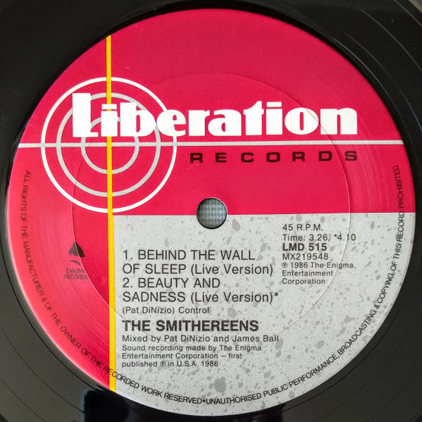The Smithereens : In A Lonely Place (12")