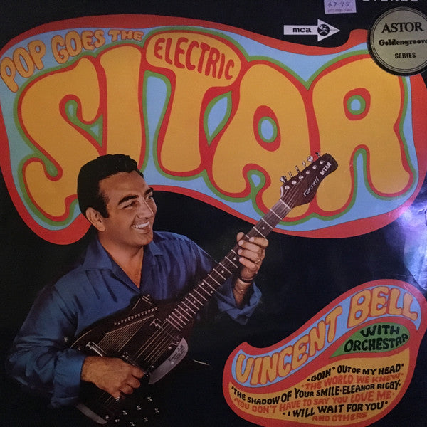 Vincent Bell With Orchestra : Pop Goes The Electric Sitar (LP)