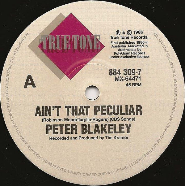 Peter Blakeley : Ain't That Peculiar (7", Single)