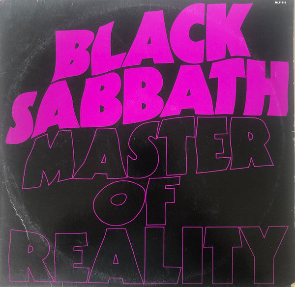 Black Sabbath : Master of Reality (LP, Album, RE)