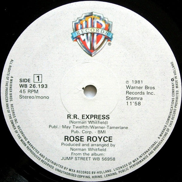 Rose Royce : R.R. Express (12", Maxi)
