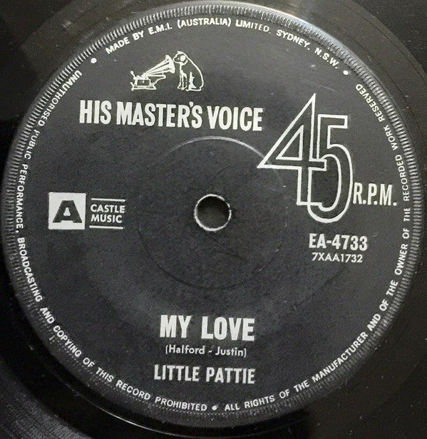 Little Pattie : My Love (7")