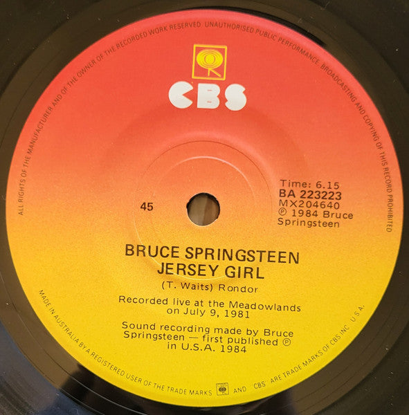 Bruce Springsteen : Cover Me (7", Single)