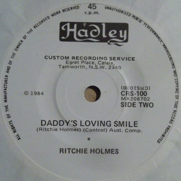 Ritchie Holmes : An Ode To Johnny Norton (7", Single)