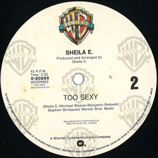 Sheila E. : The Belle Of St. Mark (12", Single)