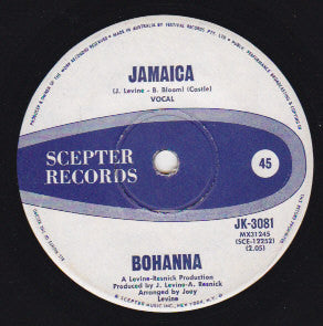 Bohanna : Jamaica / Nightime Lady (7", Single)