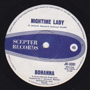 Bohanna : Jamaica / Nightime Lady (7", Single)