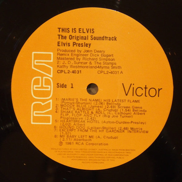 Elvis Presley : This Is Elvis (Selections From The Original Sound Track) (2xLP, Comp)