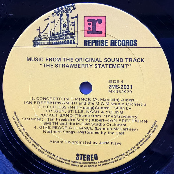 Various : The Strawberry Statement (2xLP)