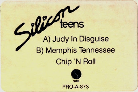 Silicon Teens : Judy In Disguise (12", Promo)