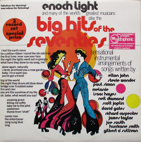 Enoch Light : Big Hits Of The Seventies (2xLP, Album, Quad, Gat)