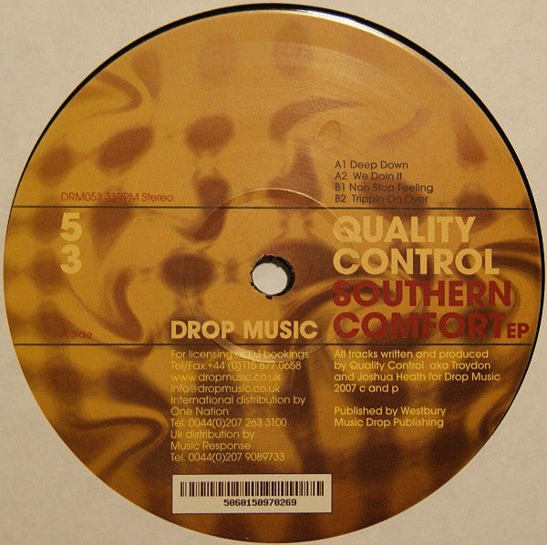 Quality Control (3) : Southern Comfort EP (12&quot;, EP)