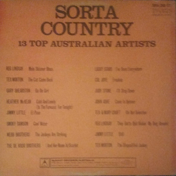 Various : Sorta Country (LP, Comp, Mono, RE)