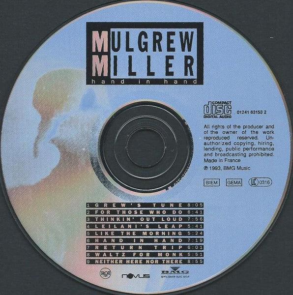 Mulgrew Miller : Hand In Hand (CD, Album)