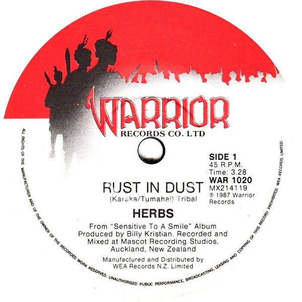 Herbs : Rust In Dust (7&quot;, Single)