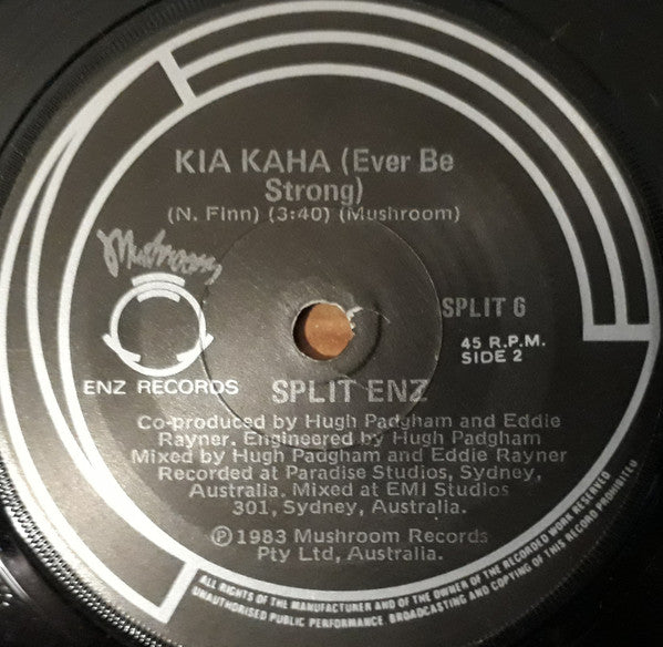 Split Enz : Message To My Girl (7", Single)