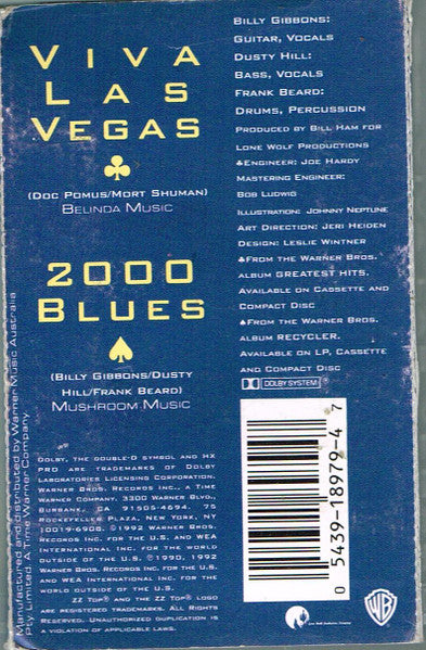 ZZ Top : Viva Las Vegas (Cass, Single)