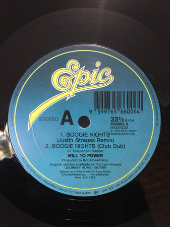 Will To Power : Boogie Nights (12&quot;)