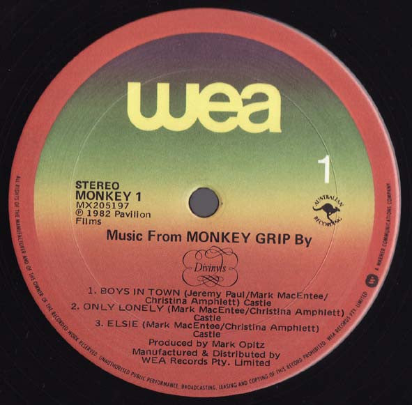 Divinyls : Music From Monkey Grip (12", MiniAlbum)