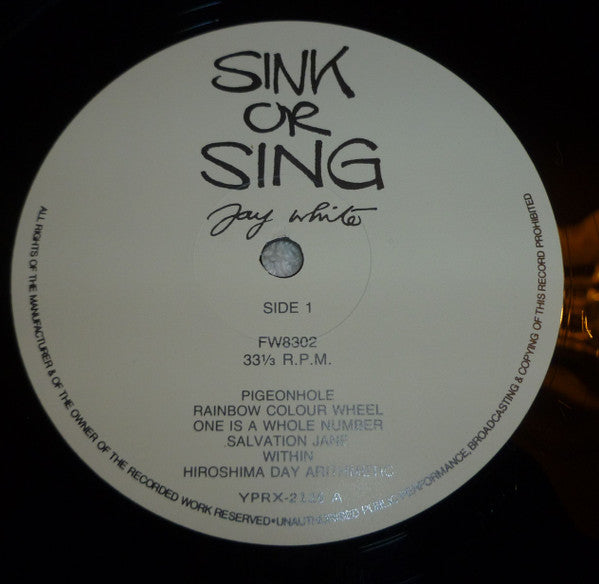 Fay White : Sink Or Sing (12", Album)