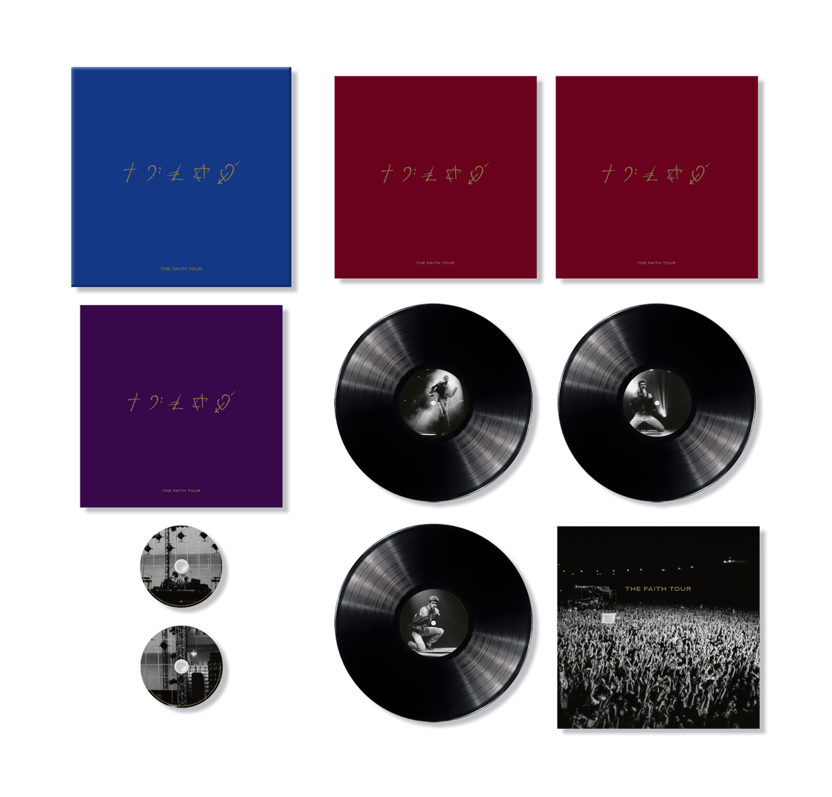 George Michael - The Faith Tour (CD, 2LP, 3LP, Box Set)