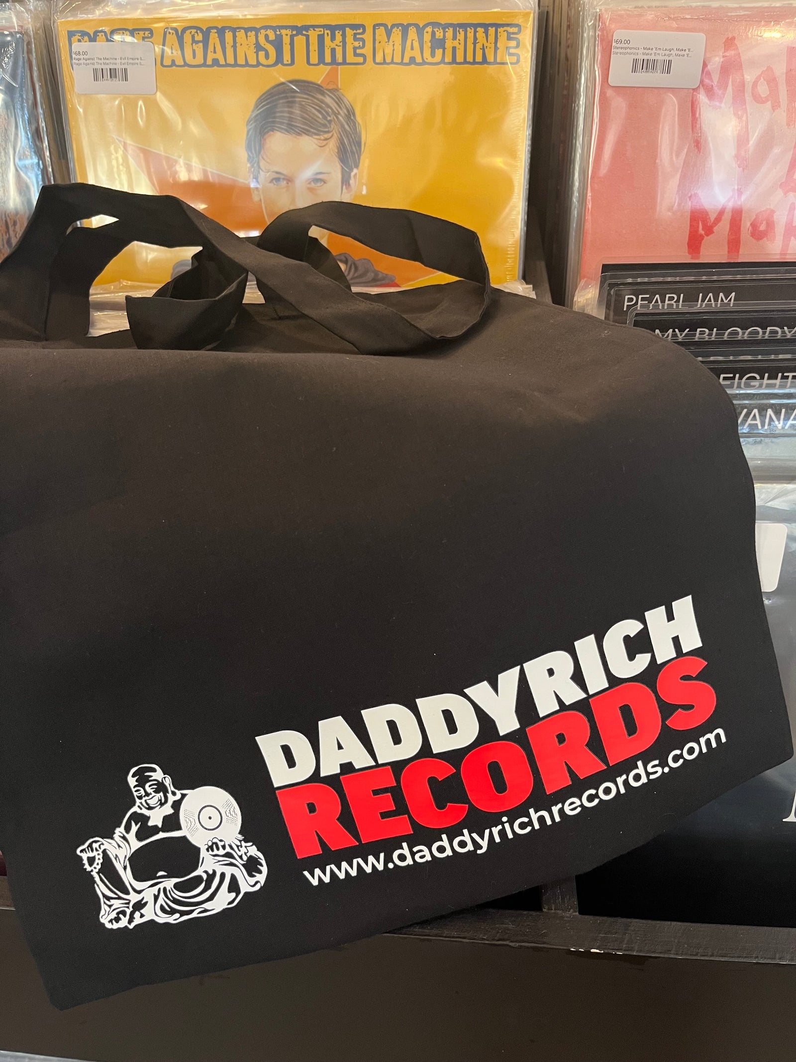 DADDYRICHRECORDS TOTE BAG