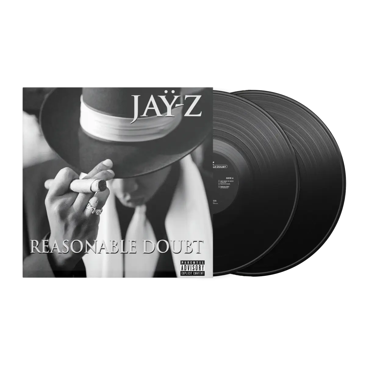 Jay-Z - Reasonable Doubt (2xLP, CD, Cassette, Ltd. Ed White Vinyl)